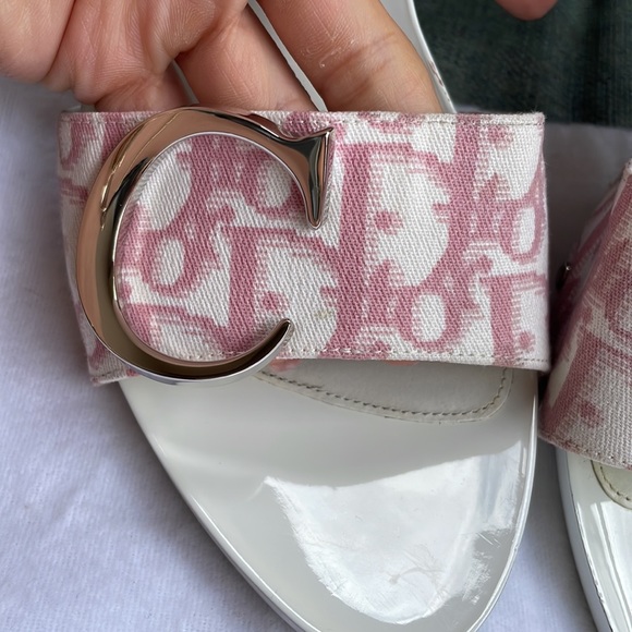 Y2k pink Christian Dior monogram heels - Picture 9 of 14